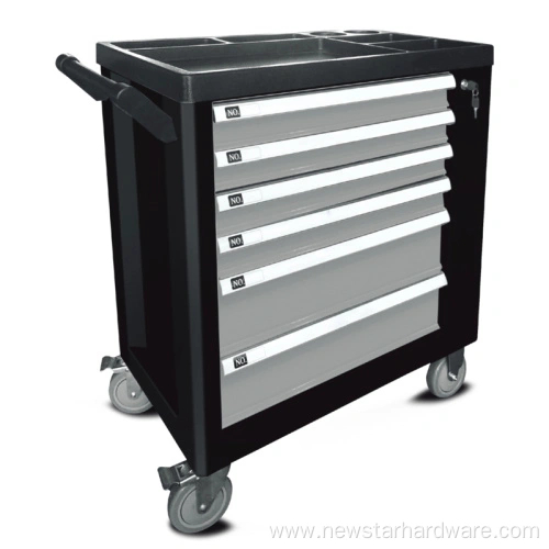 مجموعة أدوات خزانة مكونة من 6 أدراج لتصليح السيارات الاحترافية