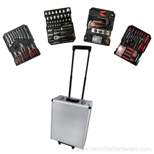 186-կտոր շարժական ձեռքով աշխատող սեմինարի գործիք տրոլեյբուս