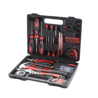 120 հատ Hot Selling պրոֆեսիոնալ կարմիր գույնի կենցաղային ձեռքի գործիքների հավաքածու