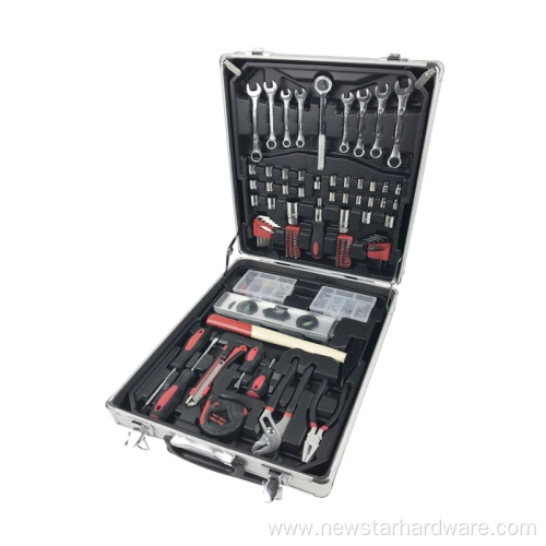 254pcs အိမ်သုံးကိရိယာအစုံ Professional Tool Kit OEM
