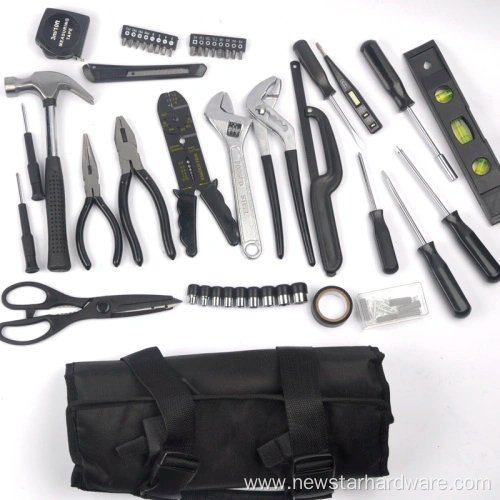 46 pcs håndværktøjssæt værktøjspose Kit