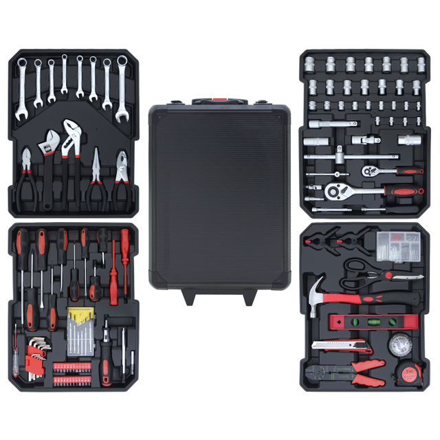 177PCS পেশাদার ওয়ার্কশপ টুল ট্রলি টুল কিট
