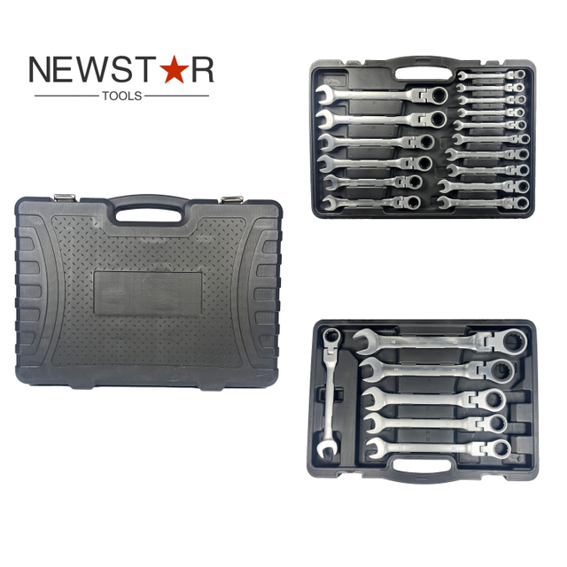 مجموعه ابزار آچار ترکیبی ضامن دار انعطاف پذیر 22PCS