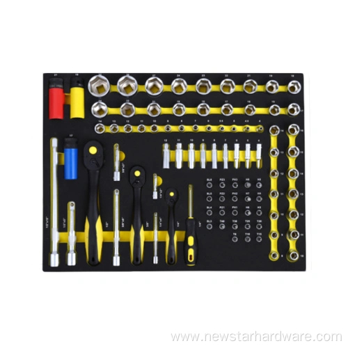 مجموعه ابزار چرخ دستی 9 کابینت ابزار سینی
