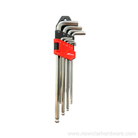 9pcs Metrik&CRV Hex kunci sepana
