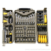 111pcs Yellow Professional Universal Tool Set ສໍາລັບການສ້ອມແປງລົດອັດຕະໂນມັດດ້ວຍຊຸດເຕົ້າສຽບ