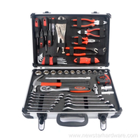 Ensemble d'outils &agrave; main 50pcs, ensemble d'outils avec bo&icirc;tier en aluminium